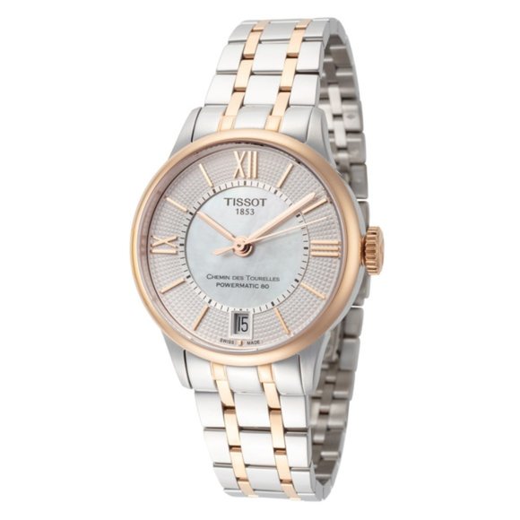 Tissot Women's T0992072211802 Chemin des Tourelles 32mm Automatic Watch - Picture 1 of 2